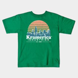 Kramerica Industries / Faded 90s Style Logo Original Design Kids T-Shirt